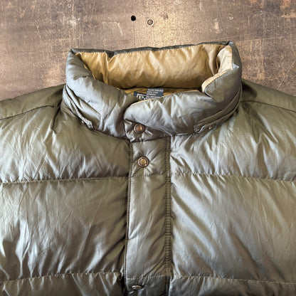 00's Ralph Lauren ラルフローレン ダウンベスト フード脱着可能 カーキ (2XL) /C0067V-SO