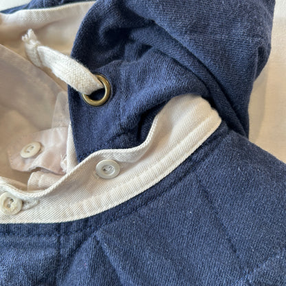 00's Polo by Ralph Lauren ラルフローレン フード付きラガーシャツ ネイビー(XL)/A7781T-SO