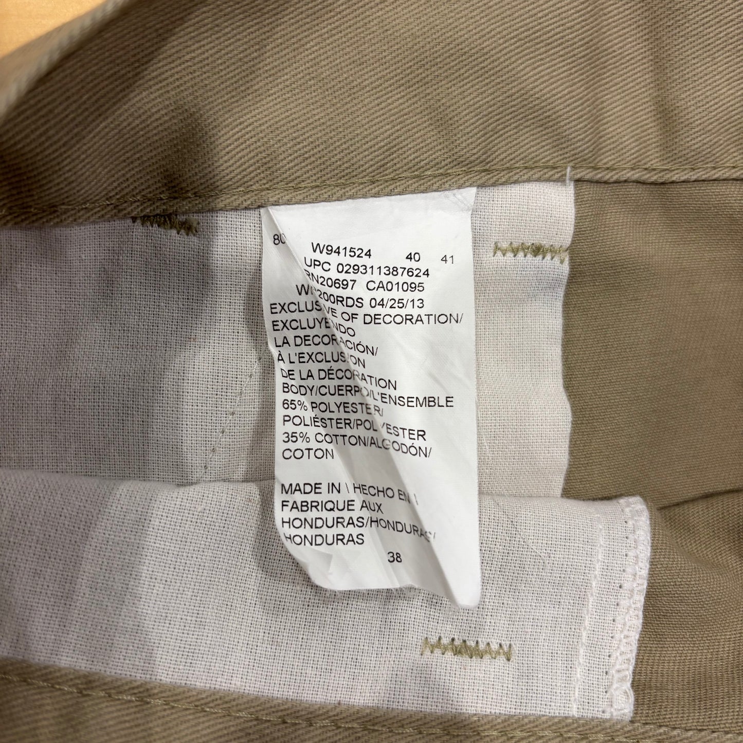 Dickies ディッキーズ ハーフパンツ ワークショーツ ベージュ (W38)/B3931P-SO