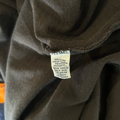 00's Polo by Ralph Lauren ラルフローレン ラガーシャツ ブラック(XL)/C1472T-SO