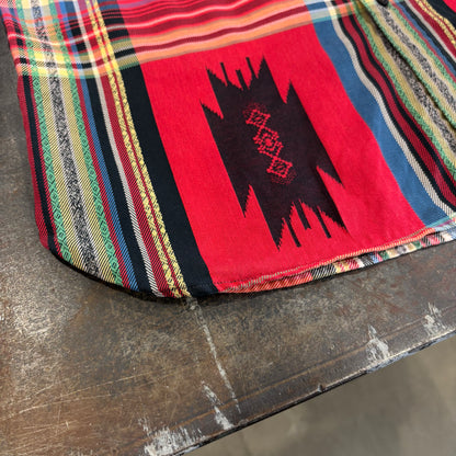 00's Ralph Lauren ラルフローレン ネイティブ柄 長袖 シャツ 赤 (L)/B2869SH-SO