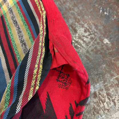 00's Ralph Lauren ラルフローレン ネイティブ柄 長袖 シャツ 赤 (L)/B2869SH-SO