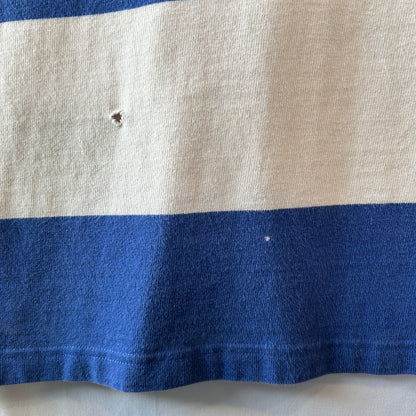 90's Polo ラルフローレン ”POLO RUGBY" ラガーシャツ ボーダー ポロスポ (XL)/B2338T-SO