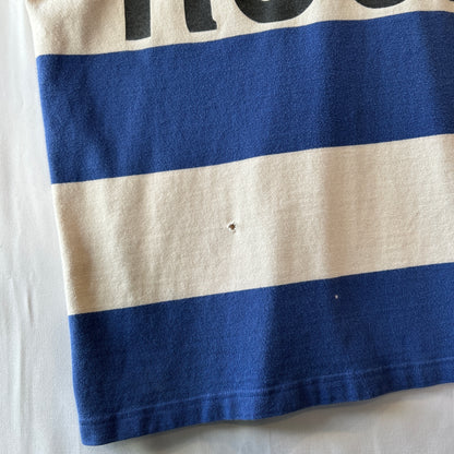 90's Polo ラルフローレン ”POLO RUGBY" ラガーシャツ ボーダー ポロスポ (XL)/B2338T-SO