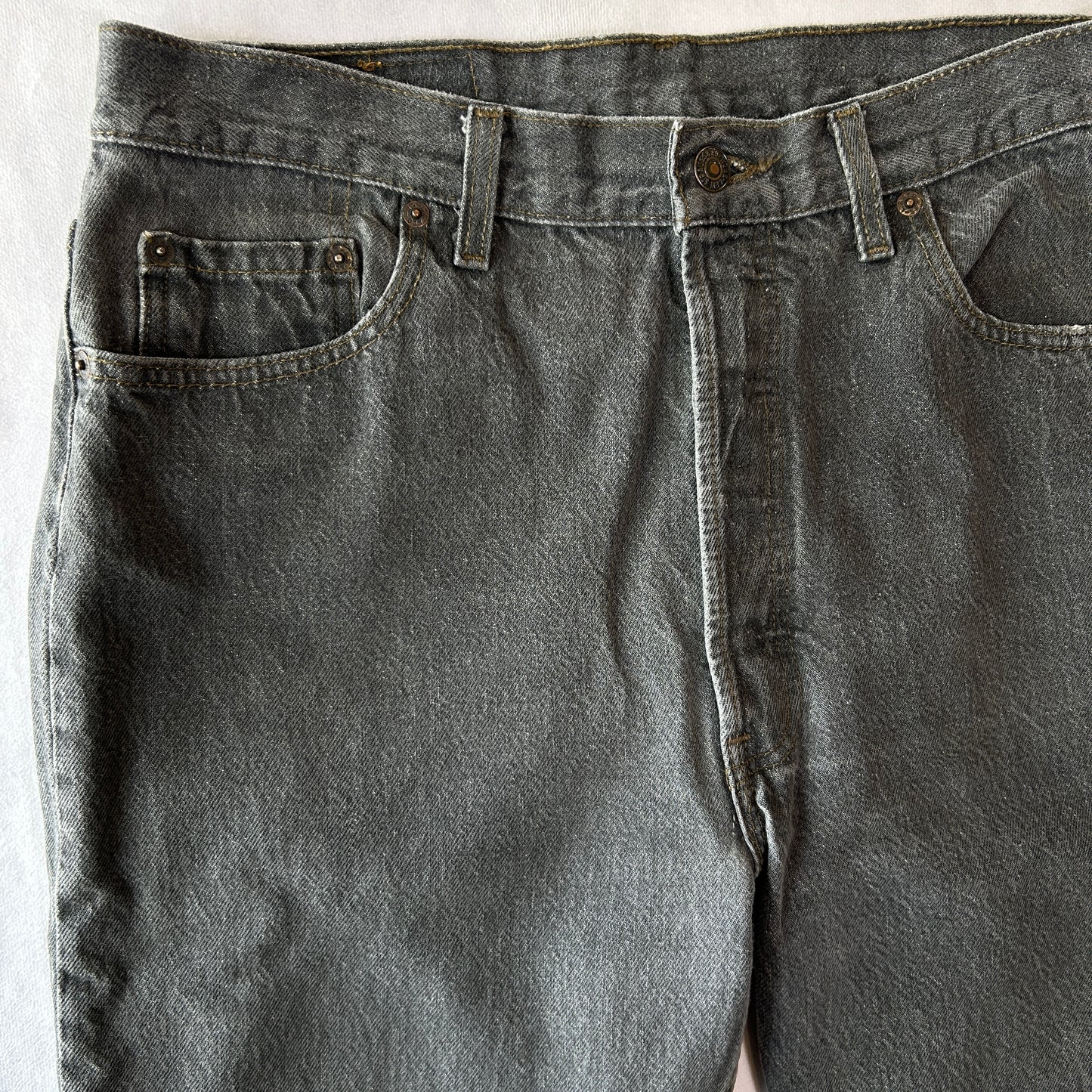 90's Levi's リーバイス 501-0658 先染めブラック デニムパンツ USA製 (36×30)/A6589P-SO
