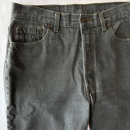 90's Levi's リーバイス 501-0658 先染めブラック デニムパンツ USA製 (36×30)/A6589P-SO