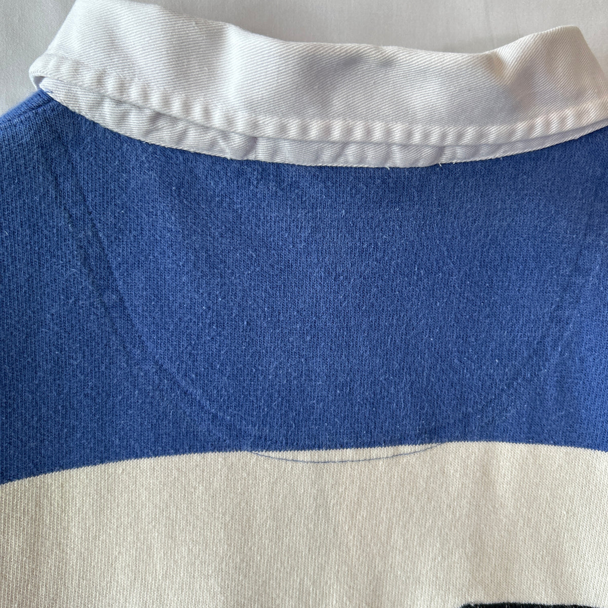 90's Polo ラルフローレン ”POLO RUGBY" ラガーシャツ ボーダー ポロスポ (XL)/B2338T-SO