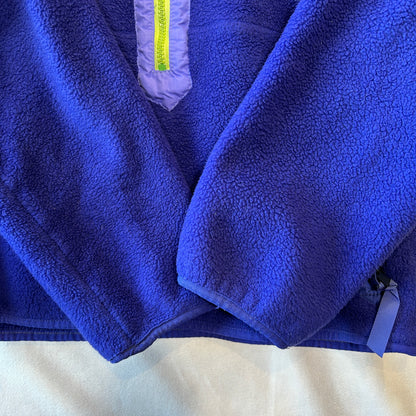 80~90's Patagonia パタゴニア ジップフリースプルオーバー USA製(L)/A9289F-SO