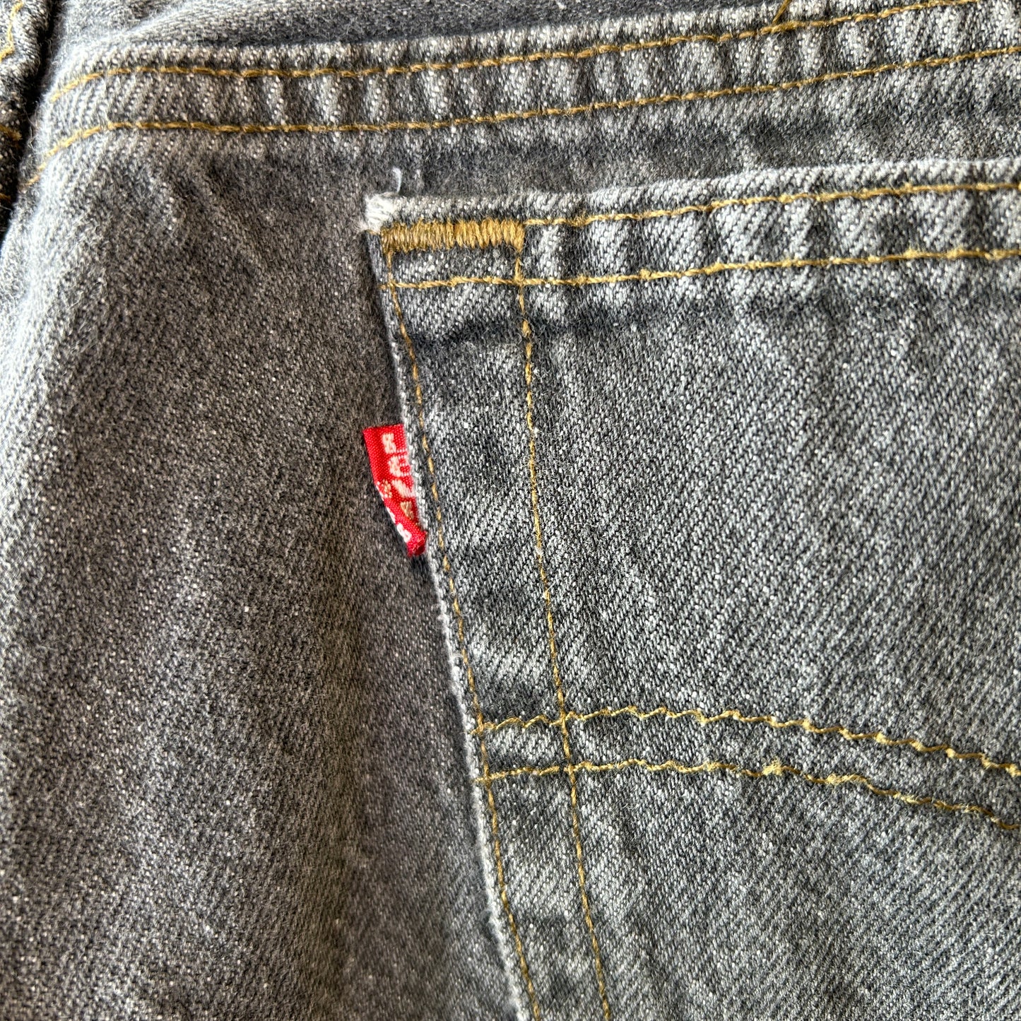 90's Levi's リーバイス 501-0658 先染めブラック デニムパンツ USA製 (36×30)/A6589P-SO
