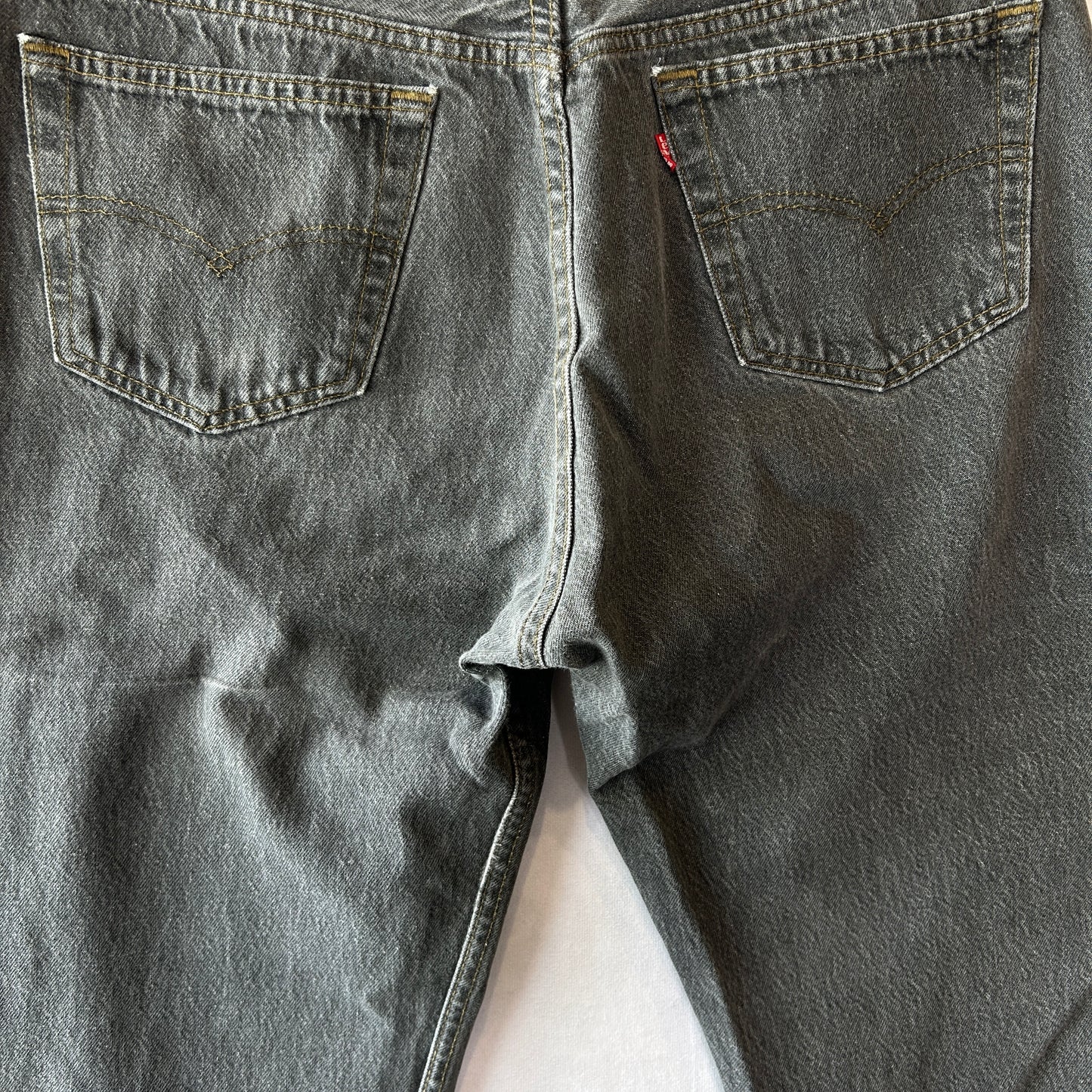 90's Levi's リーバイス 501-0658 先染めブラック デニムパンツ USA製 (36×30)/A6589P-SO