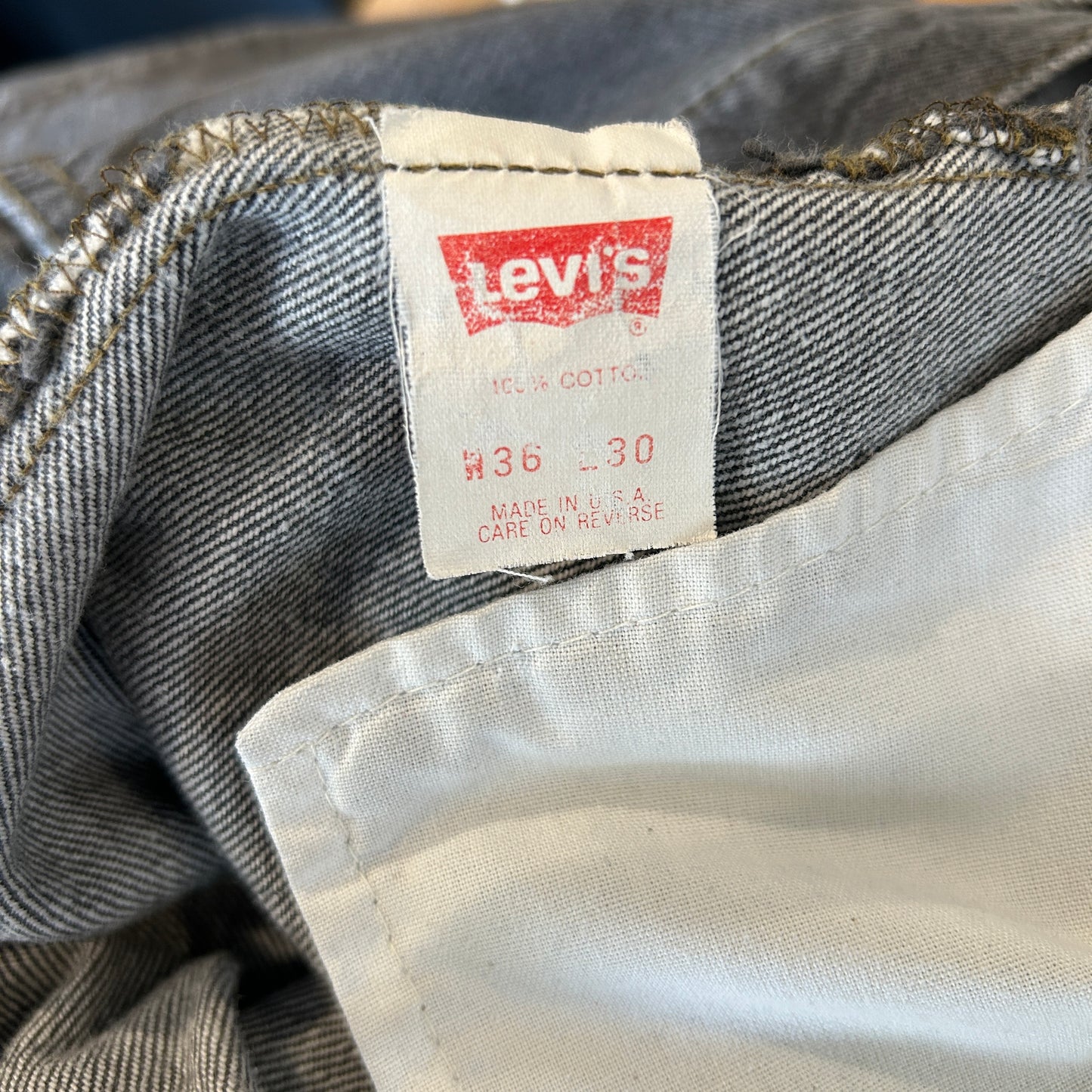 90's Levi's リーバイス 501-0658 先染めブラック デニムパンツ USA製 (36×30)/A6589P-SO