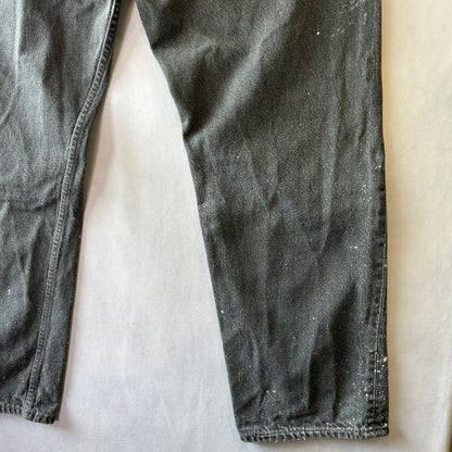 90's Levi's リーバイス 501-0658 先染め ブラック デニムパンツ USA製 (40×30)/A9767P-SO