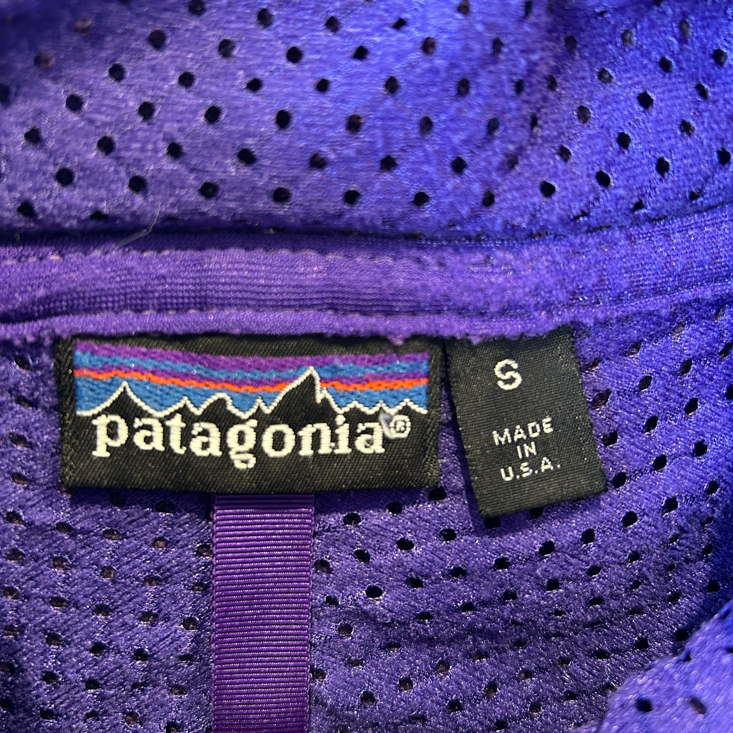 90's Patagonia パタゴニア ベビーレトロカーディガン USA製 パープル(S)/A8890F-SO