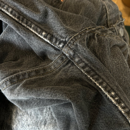 90's Levi's リーバイス 501-0658 先染め ブラック デニムパンツ USA製 (40×30)/A9767P-SO