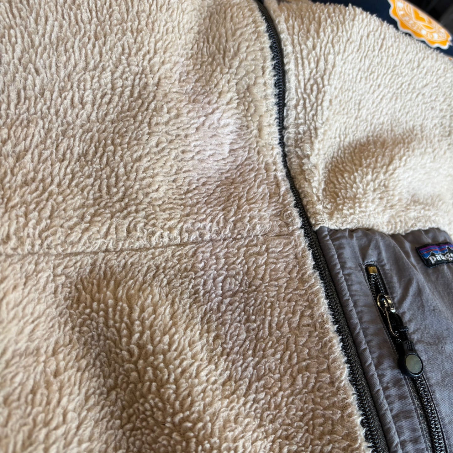 00's Patagonia パタゴニア クラシック・レトロX・ジャケット ベージュ系/チャコール (XL)/A8886F-SO