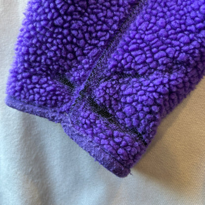 90's Patagonia パタゴニア ベビーレトロカーディガン USA製 パープル(S)/A8890F-SO