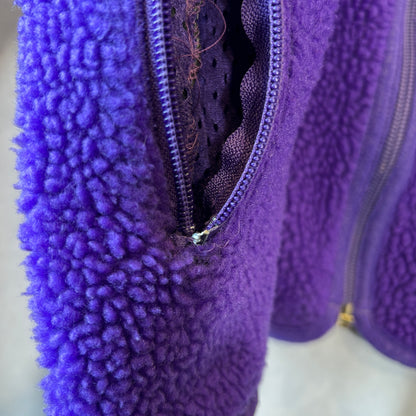 90's Patagonia パタゴニア ベビーレトロカーディガン USA製 パープル(S)/A8890F-SO