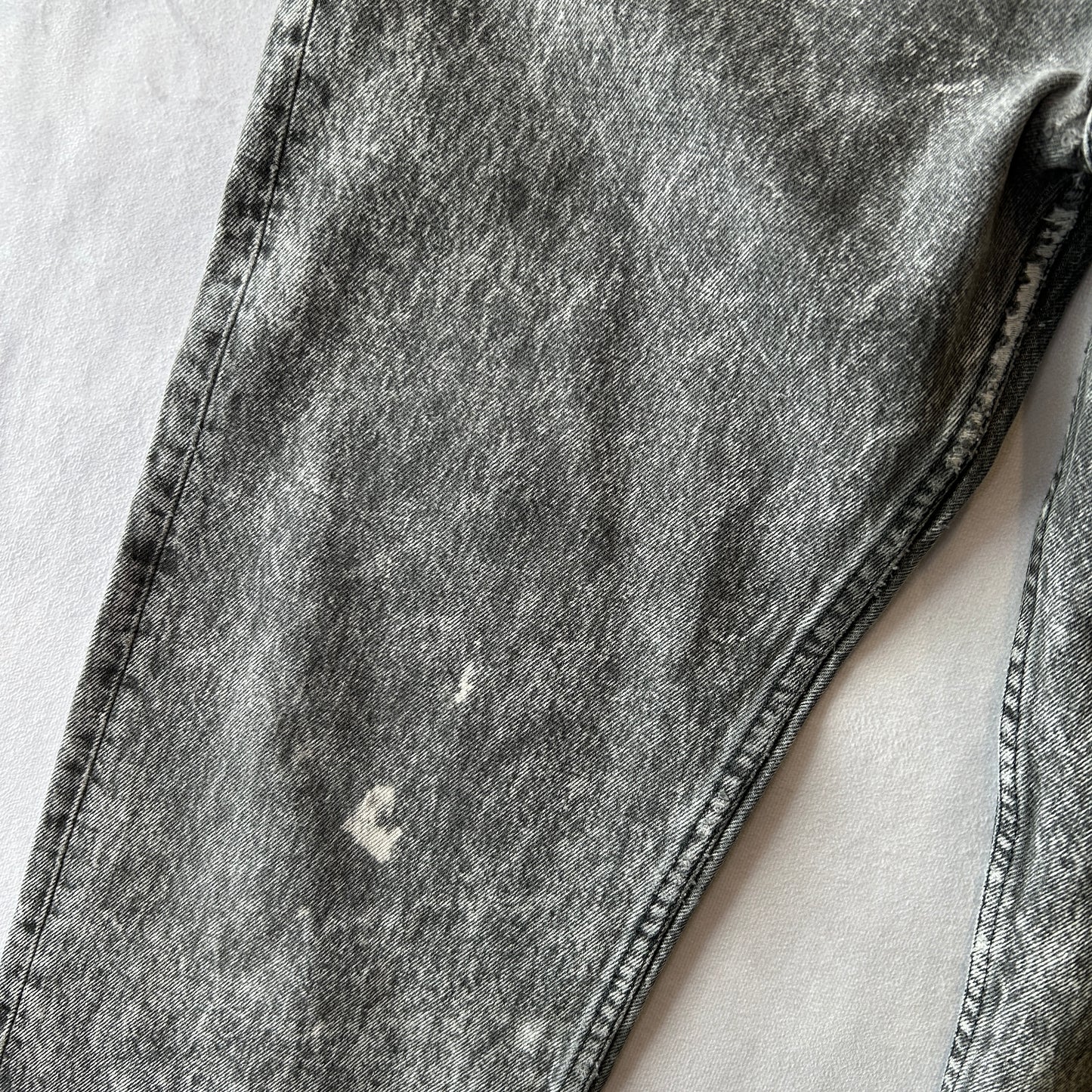 90's Levi's リーバイス 501-0686 ケミカルウォッシュ デニムパンツ ブラック(38×30)/A9146P-SO
