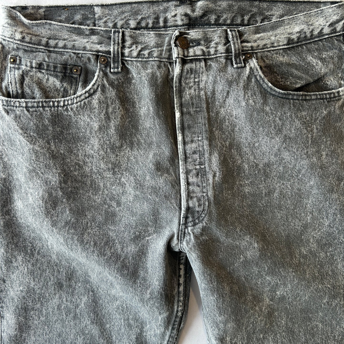 90's Levi's リーバイス 501-0686 ケミカルウォッシュ デニムパンツ ブラック(38×30)/A9146P-SO
