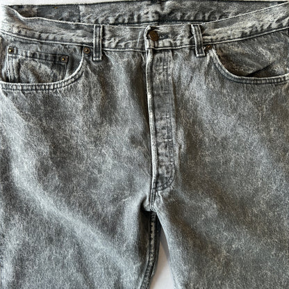 90's Levi's リーバイス 501-0686 ケミカルウォッシュ デニムパンツ ブラック(38×30)/A9146P-SO