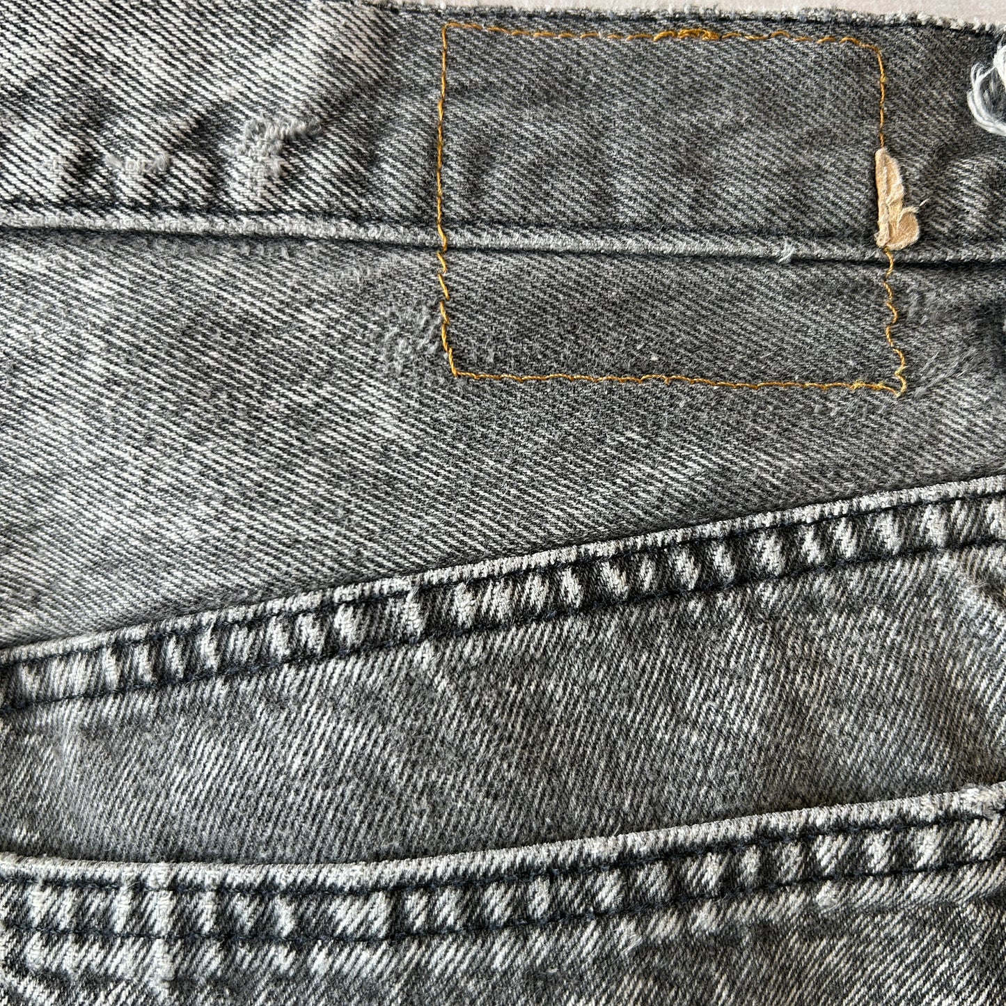 90's Levi's リーバイス 501-0686 ケミカルウォッシュ デニムパンツ ブラック(38×30)/A9146P-SO
