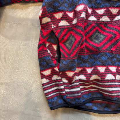 90's Patagonia パタゴニア "Saltillo" synchilla snap-t シンチラスナップT サルティーヨ柄 (L)/C0083F-SO