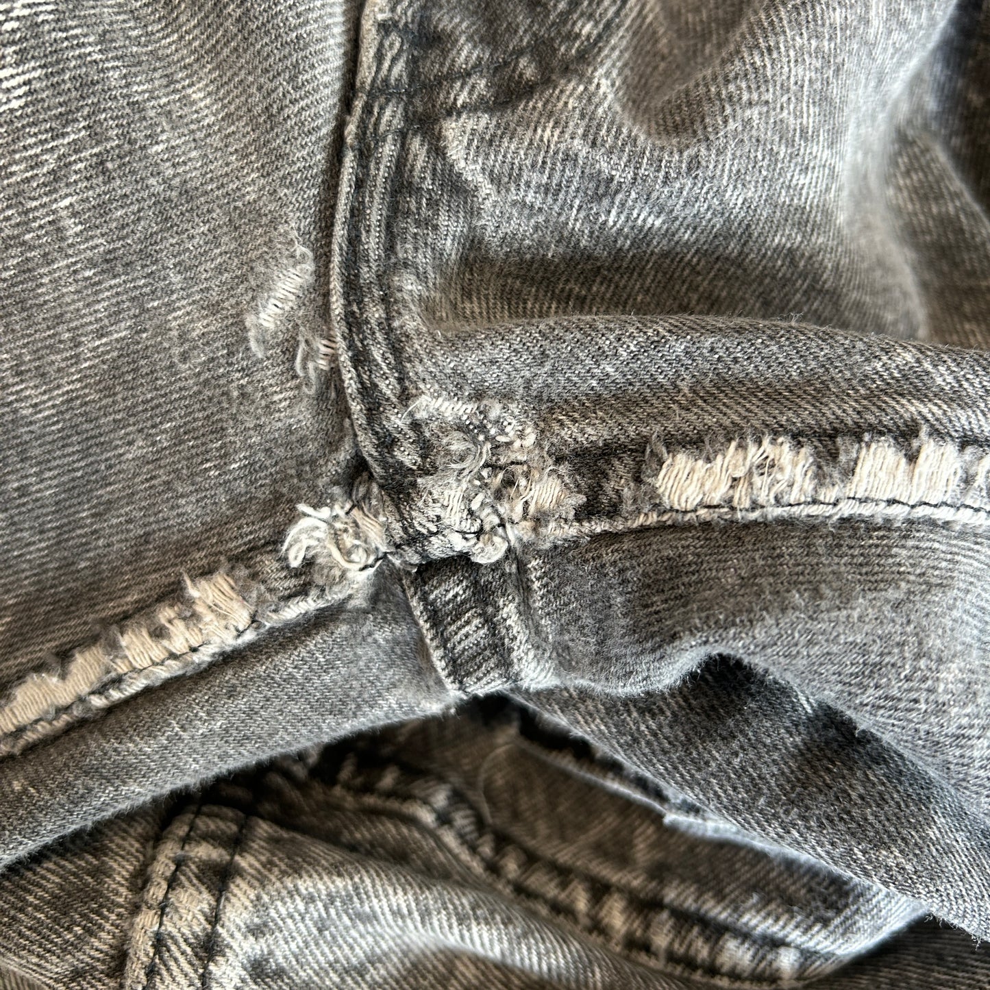 90's Levi's リーバイス 501-0686 ケミカルウォッシュ デニムパンツ ブラック(38×30)/A9146P-SO