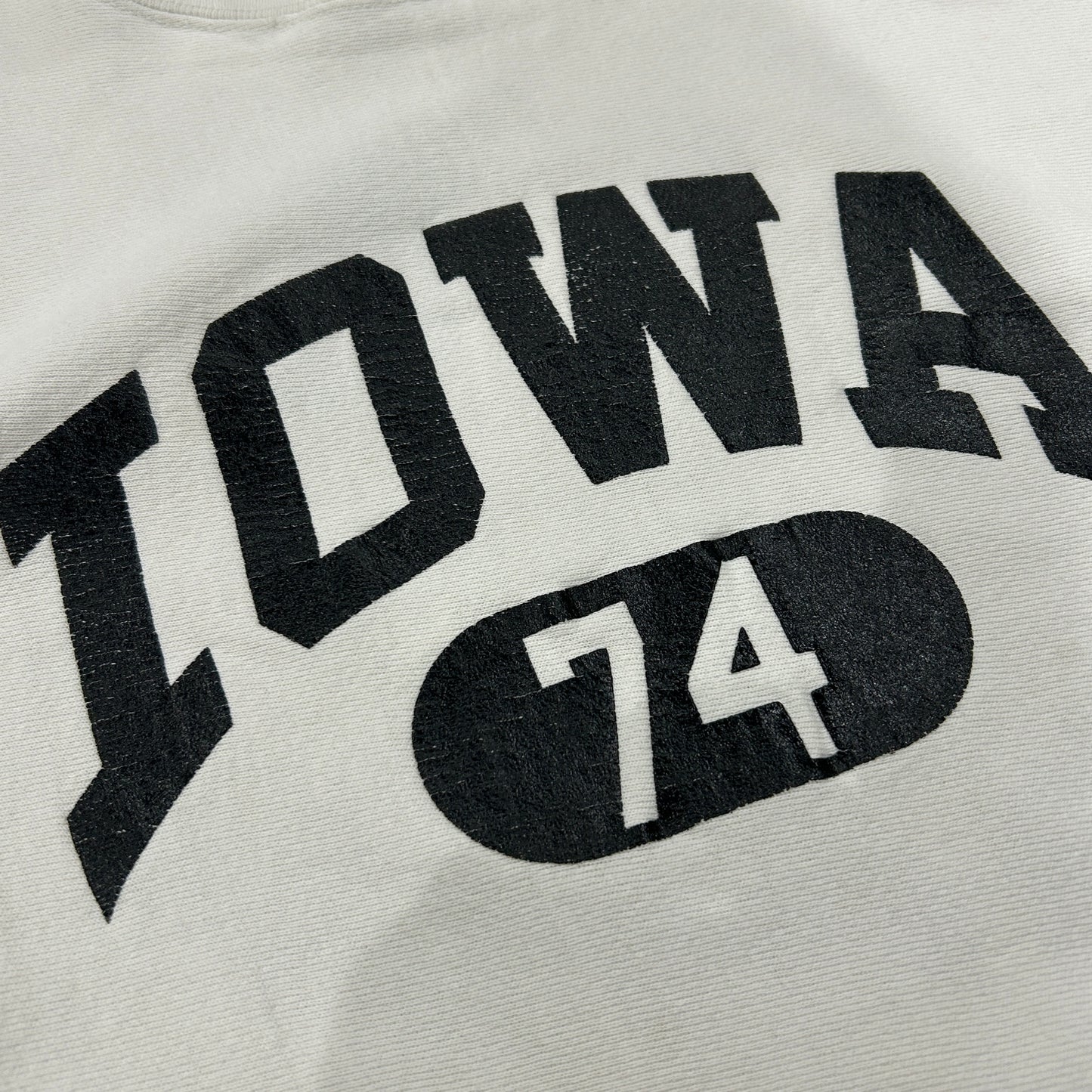 80's Champion Reverse Weave リバースウィーブ IOWA 白(XL)/A5447R-SO