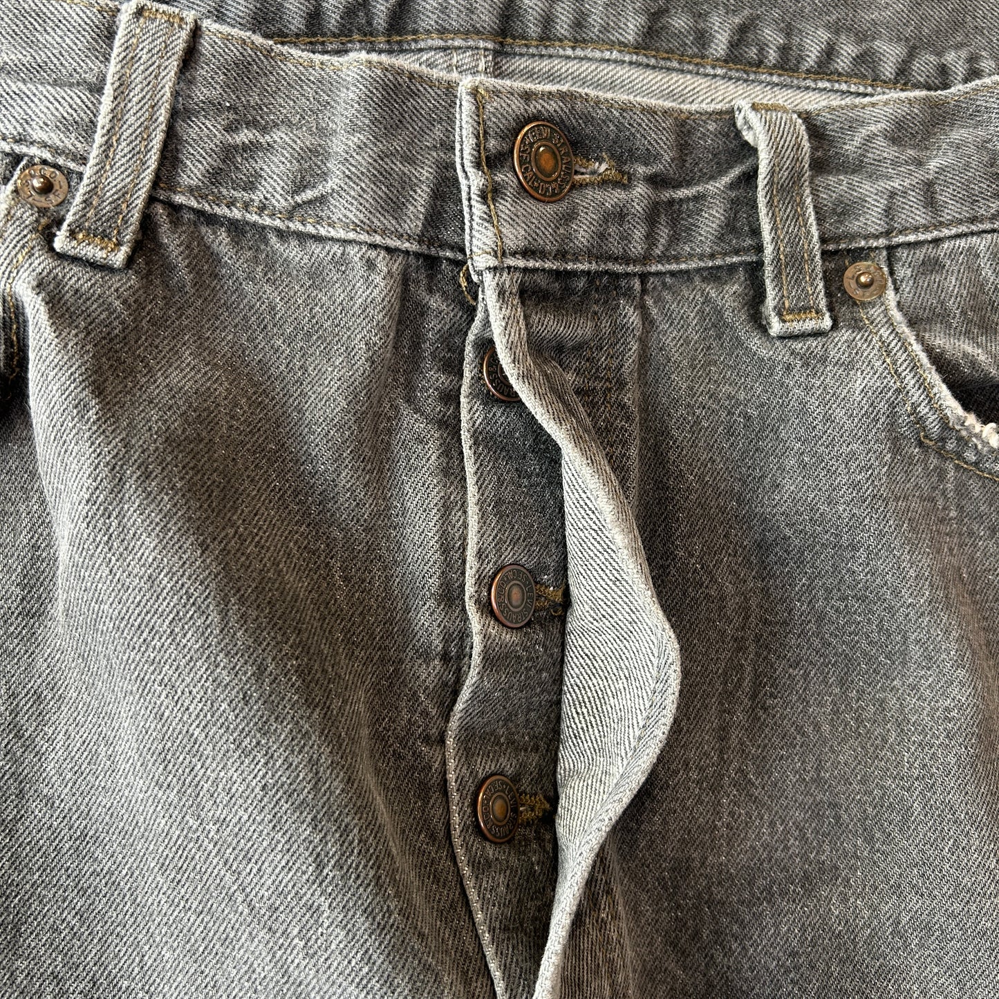 90's Levi's リーバイス 501-0658 先染め ブラックデニムパンツ USA製(38×30)/A9141P-SO
