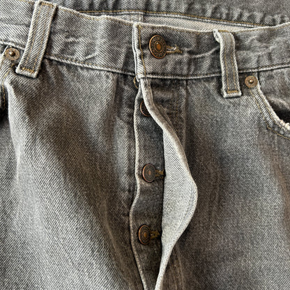 90's Levi's リーバイス 501-0658 先染め ブラックデニムパンツ USA製(38×30)/A9141P-SO