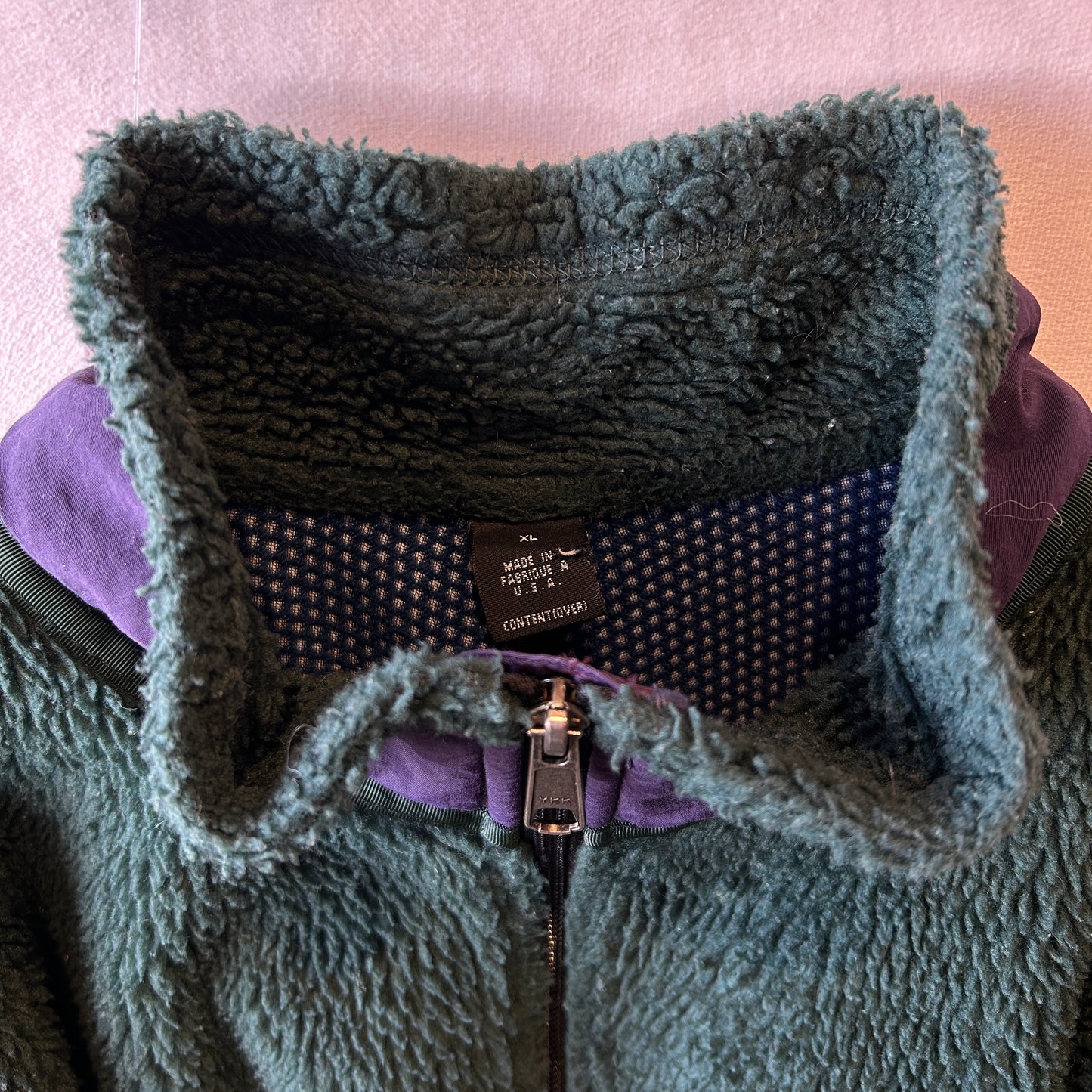 90's Patagonia パタゴニア レトロX フリースジャケット USA製 ハンターグリーン(XL)/A8812F-SO