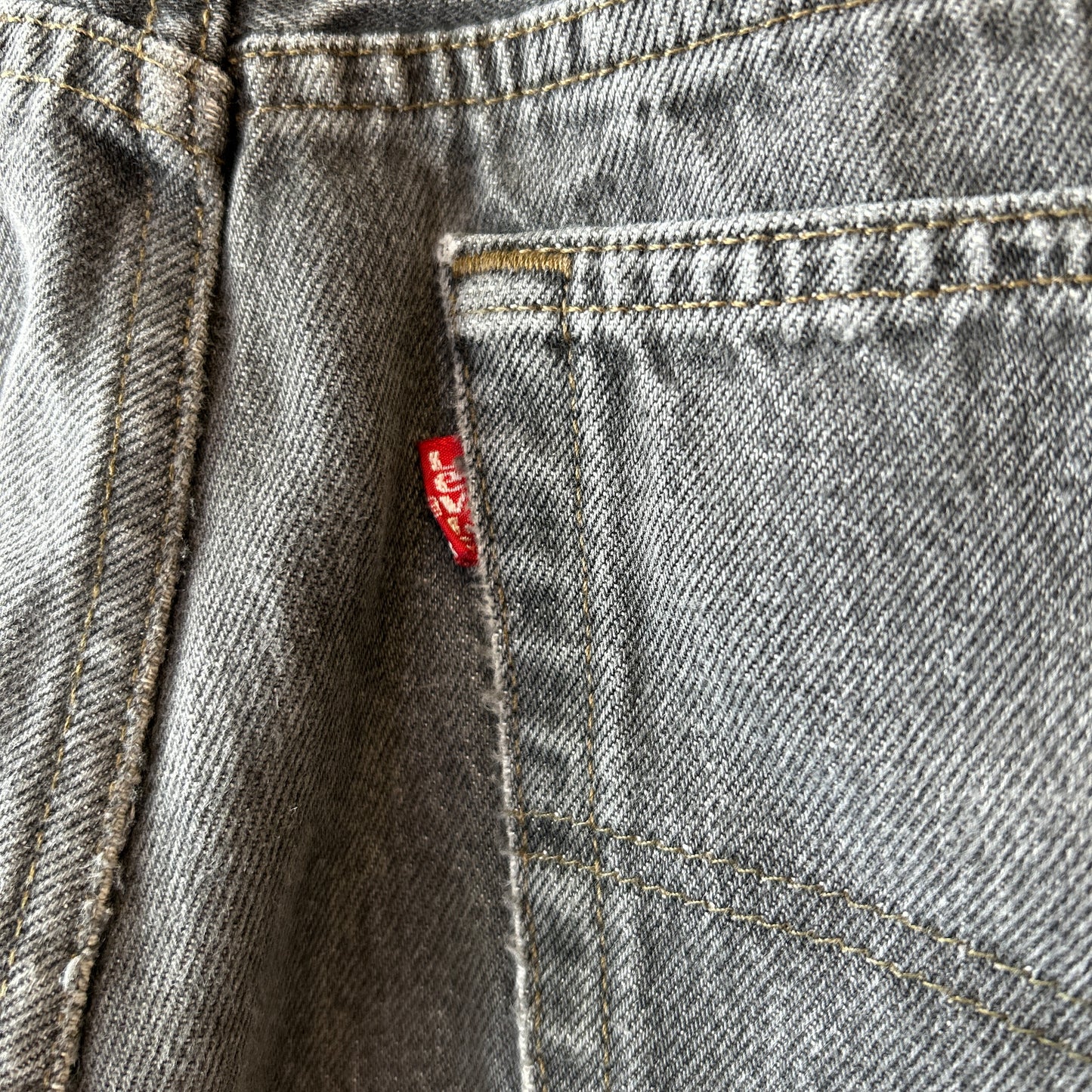 90's Levi's リーバイス 501-0658 先染め ブラックデニムパンツ USA製(38×30)/A9141P-SO