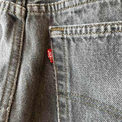 90's Levi's リーバイス 501-0658 先染め ブラックデニムパンツ USA製(38×30)/A9141P-SO