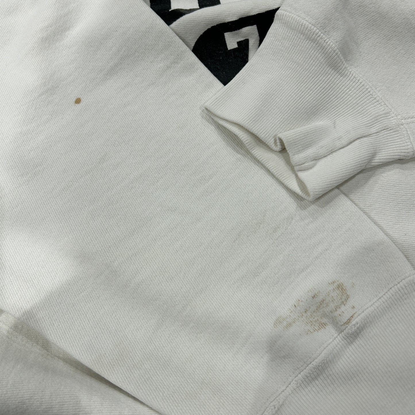 80's Champion Reverse Weave リバースウィーブ IOWA 白(XL)/A5447R-SO