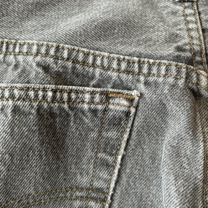 90's Levi's リーバイス 501-0658 先染め ブラックデニムパンツ USA製(38×30)/A9141P-SO