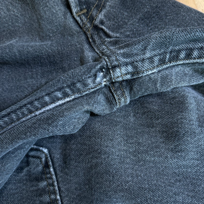 90's Levi's リーバイス 501-0658 先染め ブラックデニムパンツ USA製(38×30)/A9141P-SO