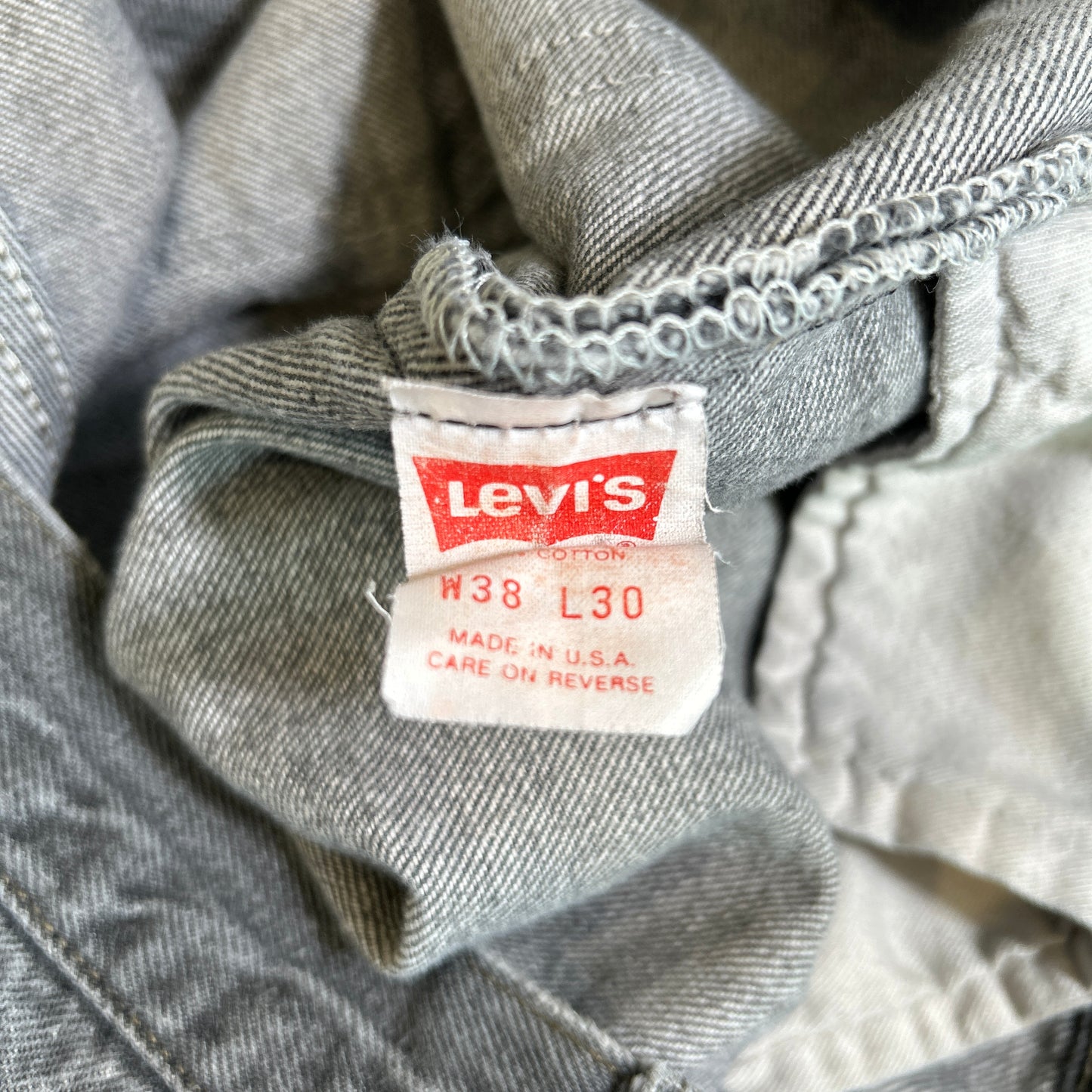 90's Levi's リーバイス 501-0658 先染め ブラックデニムパンツ USA製(38×30)/A9141P-SO