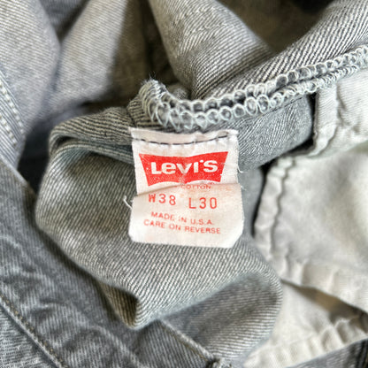 90's Levi's リーバイス 501-0658 先染め ブラックデニムパンツ USA製(38×30)/A9141P-SO