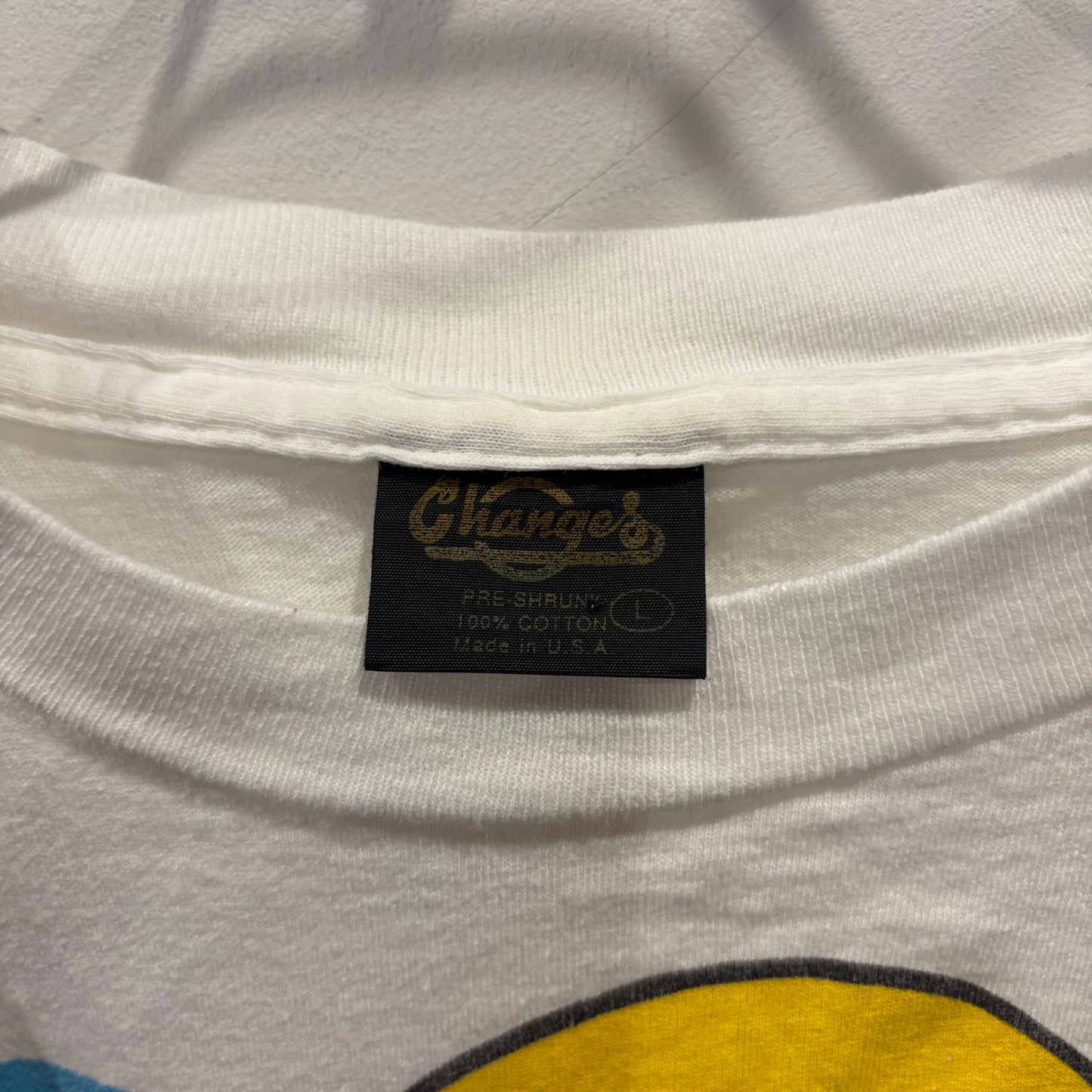 90's Looney Tunes ルーニー・テューンズ Speedy Gonzales キャラクターTシャツ 白(L)/A7312T-SO