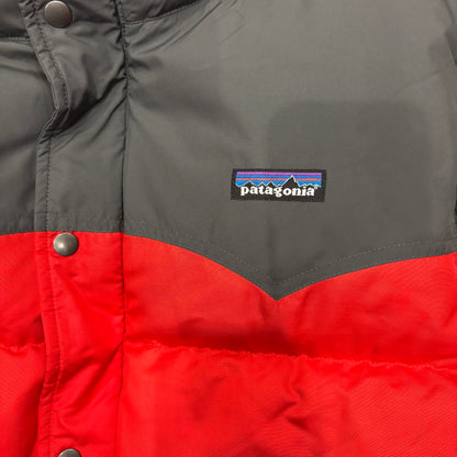 2011 (FA11) Patagonia パタゴニア スリングショット・ダウンベスト レッド × チャコール (XXL)/A9292V-SO