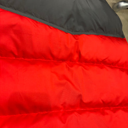 2011 (FA11) Patagonia パタゴニア スリングショット・ダウンベスト レッド × チャコール (XXL)/A9292V-SO