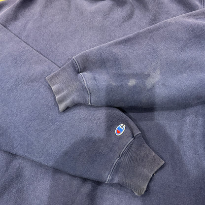 90's Champion Reverse Weave リバースウィーブ スナップカーディガン フェード ナス紺(XL)/A6685R-SO