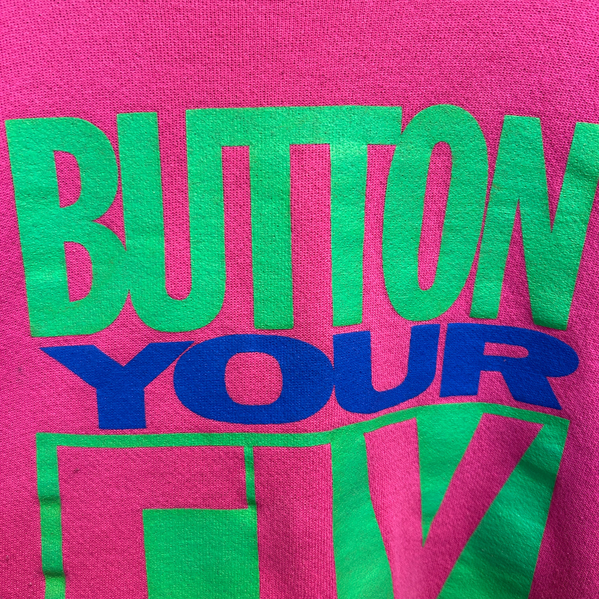 90's Levi's リーバイス 501 Button Your Fly ロゴスウェット ピンク (サイズ不明)/A2952S-SO