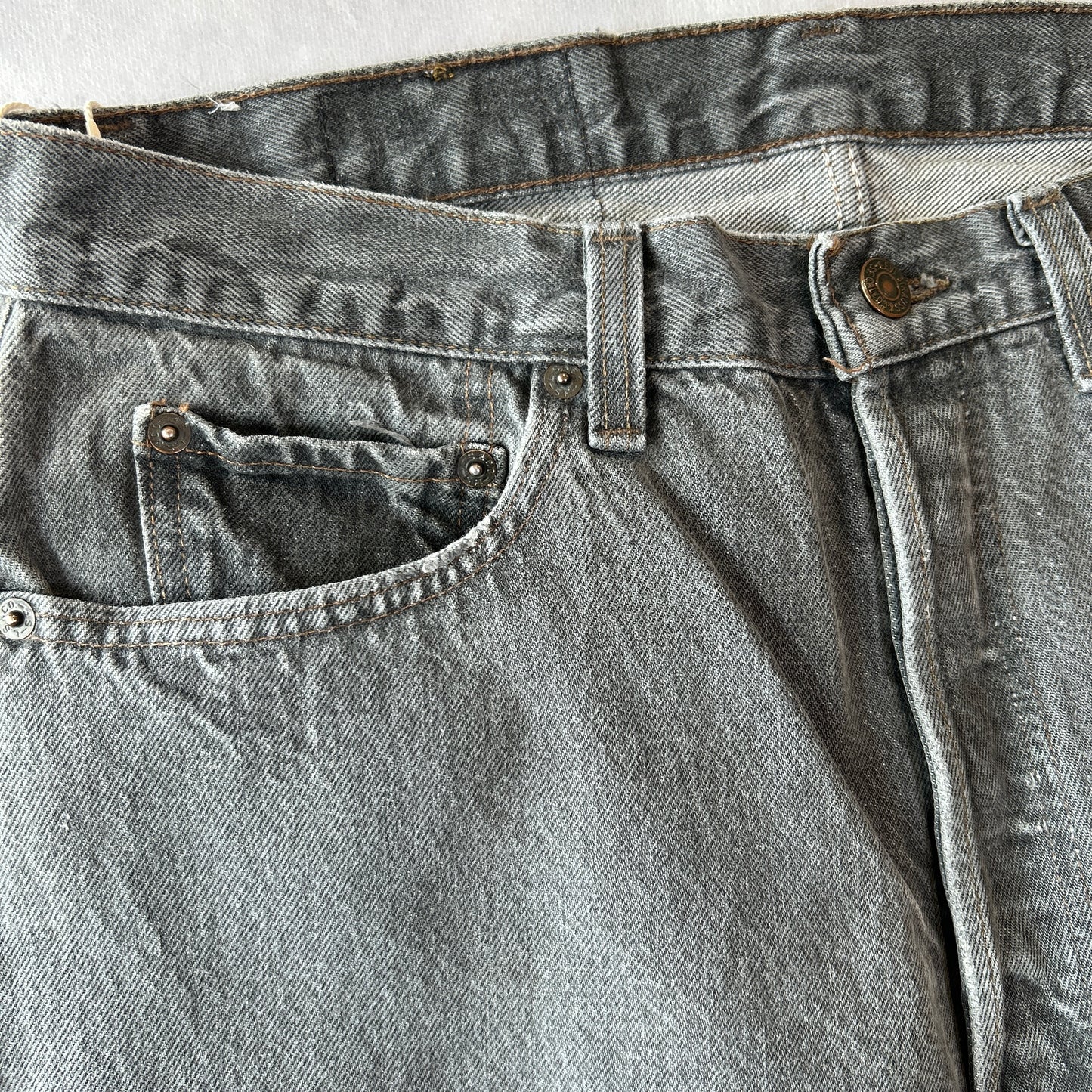 80's Levi's リーバイス 501-0658 先染め ブラックデニムパンツ (34×34)/A9142P-SO
