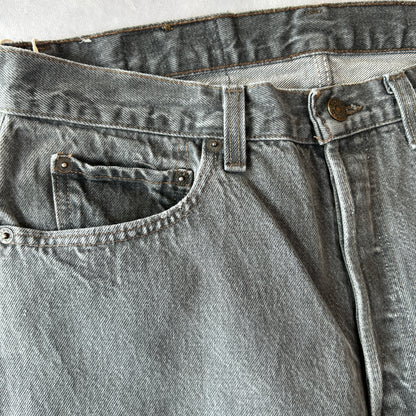 80's Levi's リーバイス 501-0658 先染め ブラックデニムパンツ (34×34)/A9142P-SO