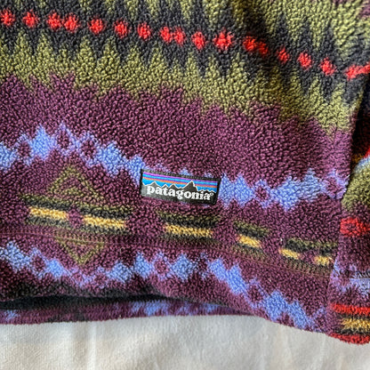 90's Patagonia パタゴニア"Sacajawea" ライトウェイト シンチラセーター (M)/A9390O-SO