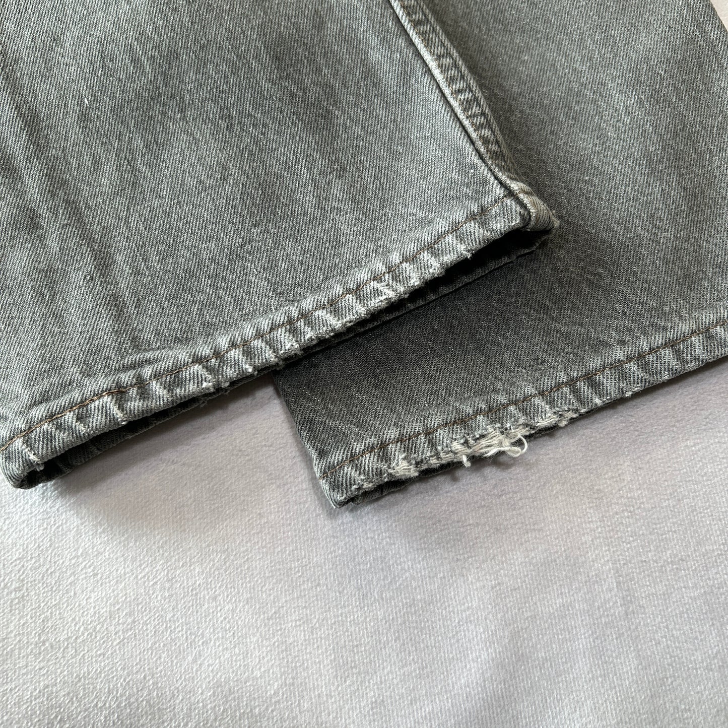 80's Levi's リーバイス 501-0658 先染め ブラックデニムパンツ (34×34)/A9142P-SO