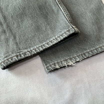 80's Levi's リーバイス 501-0658 先染め ブラックデニムパンツ (34×34)/A9142P-SO