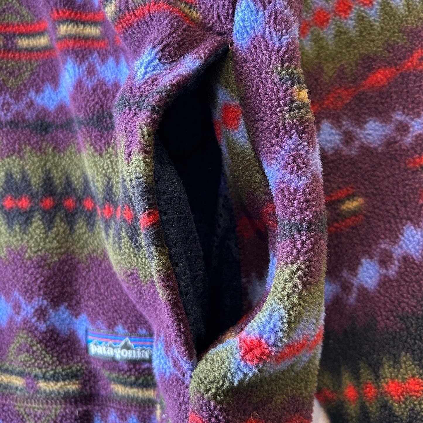 90's Patagonia パタゴニア"Sacajawea" ライトウェイト シンチラセーター (M)/A9390O-SO