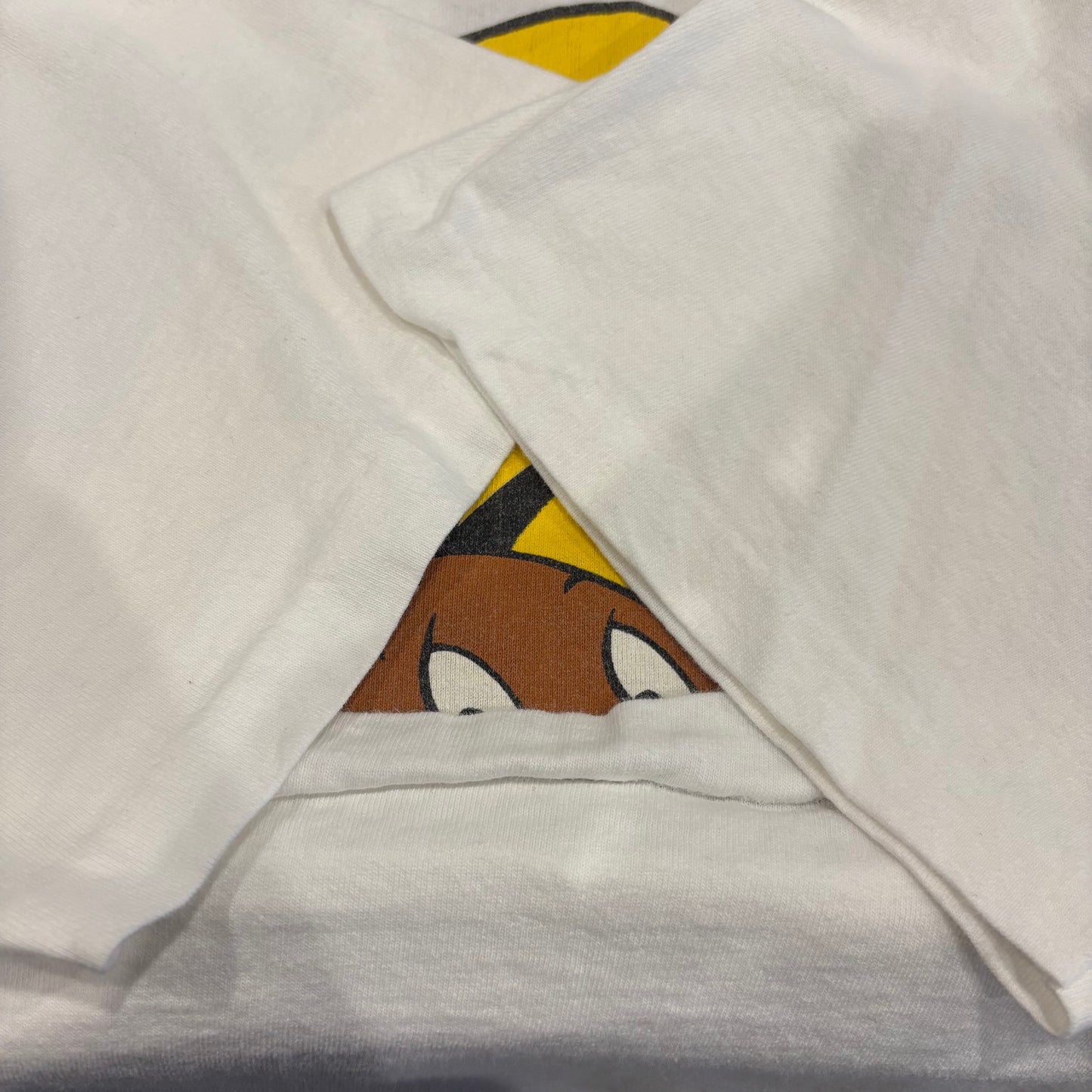 90's Looney Tunes ルーニー・テューンズ Speedy Gonzales キャラクターTシャツ 白(L)/A7312T-SO